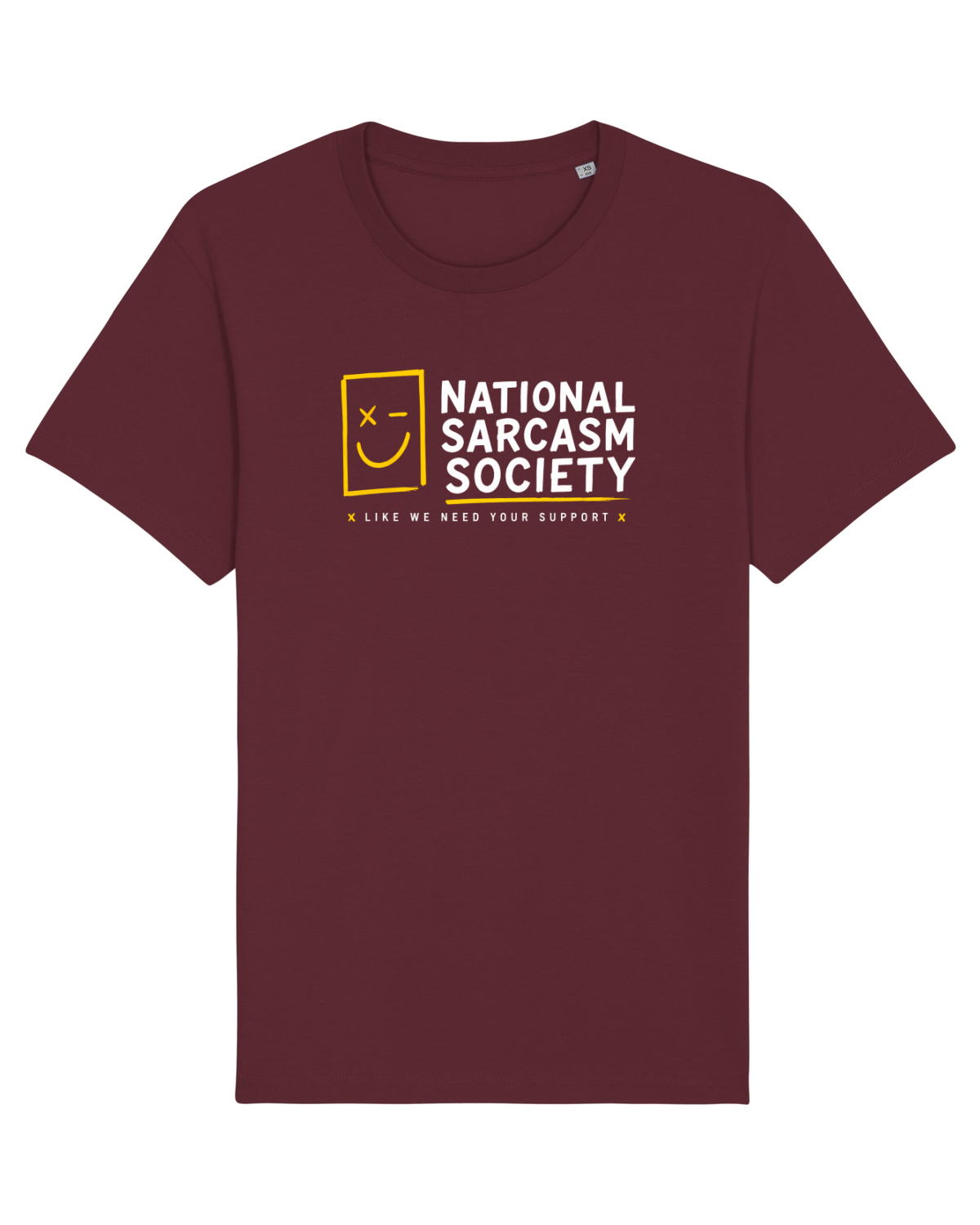Tricou mânecă scurtă Unisex Rocker Burgundy