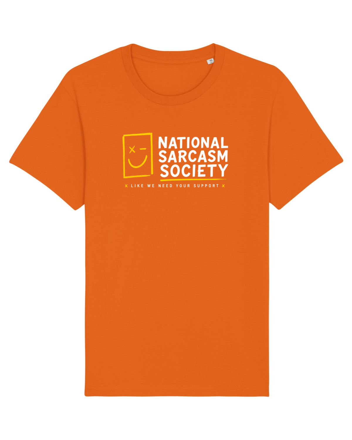 Tricou mânecă scurtă Unisex Rocker Bright Orange