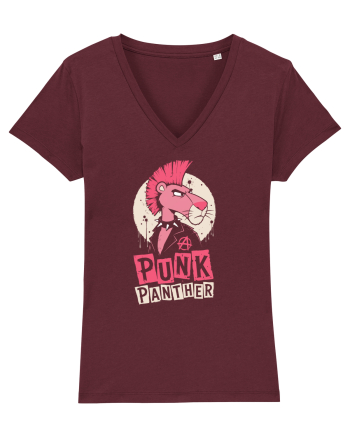 Punk Panther – Too Punk to Care Burgundy