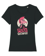Punk Panther – Too Punk to Care Tricou mânecă scurtă guler larg fitted Damă Expresser