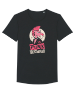 Punk Panther – Too Punk to Care Tricou mânecă scurtă guler larg Bărbat Skater