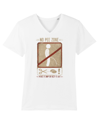 No Pee Zone | Make It Snip or Keep It Dry White