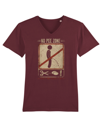 No Pee Zone | Make It Snip or Keep It Dry Burgundy
