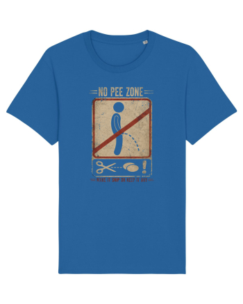 No Pee Zone | Make It Snip or Keep It Dry Royal Blue