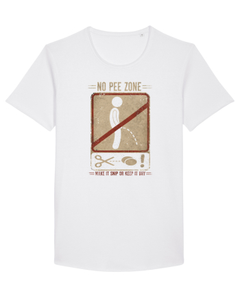 No Pee Zone | Make It Snip or Keep It Dry White