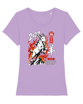2027 Year of the Fire Goat Chinese Zodiac Lunar New Year Lavender Dawn