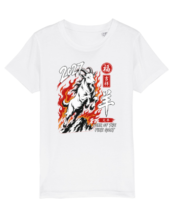 2027 Year of the Fire Goat Chinese Zodiac Lunar New Year White