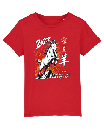 2027 Year of the Fire Goat Chinese Zodiac Lunar New Year Red