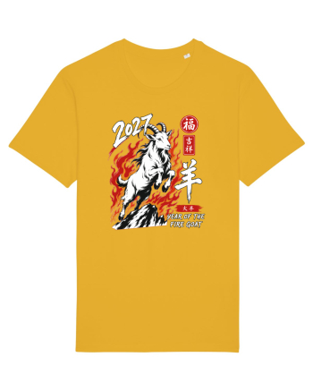 2027 Year of the Fire Goat Chinese Zodiac Lunar New Year Spectra Yellow