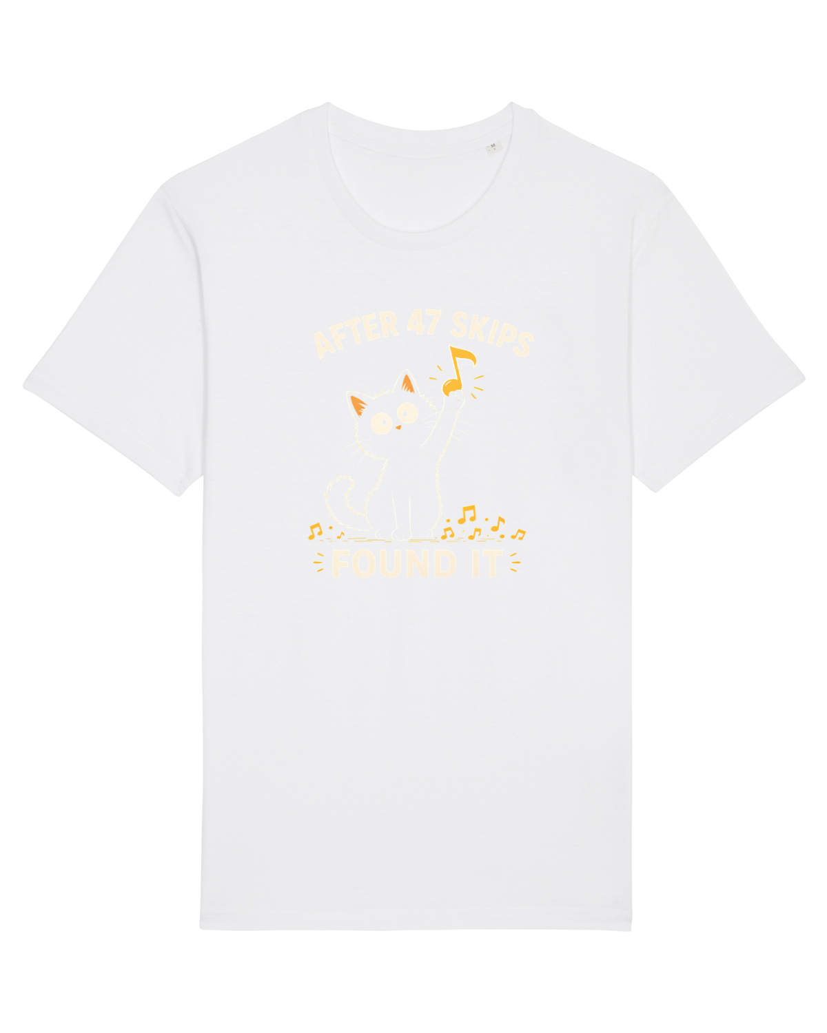 Tricou mânecă scurtă Unisex Rocker White