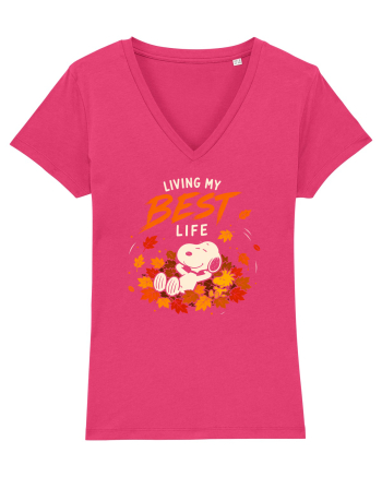 Living My Best Life – Fall Leaves Raspberry