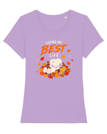 Living My Best Life – Fall Leaves Lavender Dawn