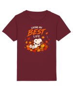 Living My Best Life – Fall Leaves Tricou mânecă scurtă  Copii Mini Creator