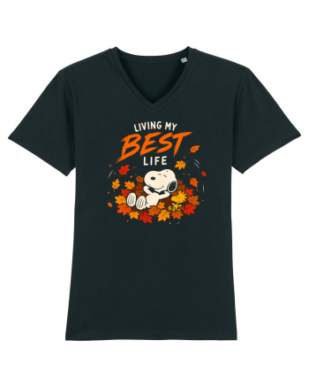 Living My Best Life – Fall Leaves Black