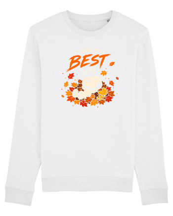 Living My Best Life – Fall Leaves White