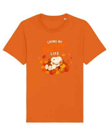 Living My Best Life – Fall Leaves Bright Orange