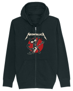 Meowtallica – Heavy Meowtal Cat Hanorac cu fermoar Unisex Connector