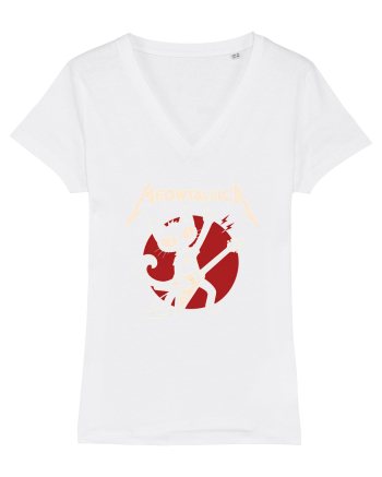 Meowtallica – Heavy Meowtal Cat White