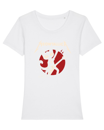 Meowtallica – Heavy Meowtal Cat White