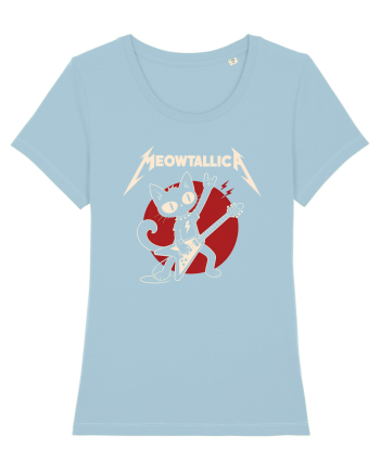 Meowtallica – Heavy Meowtal Cat Sky Blue