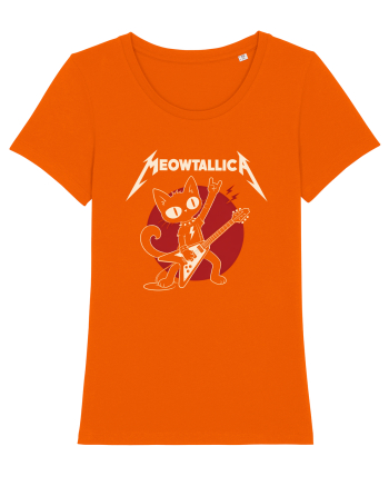 Meowtallica – Heavy Meowtal Cat Bright Orange