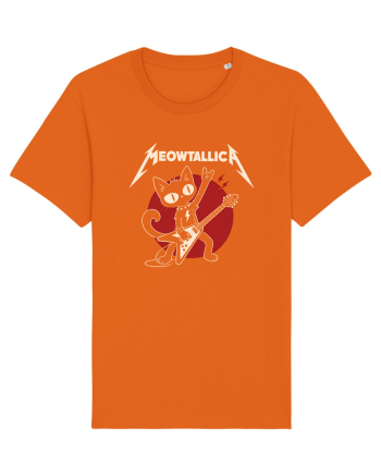 Meowtallica – Heavy Meowtal Cat Bright Orange