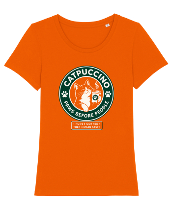 Catpuccino – Paws Before People Bright Orange