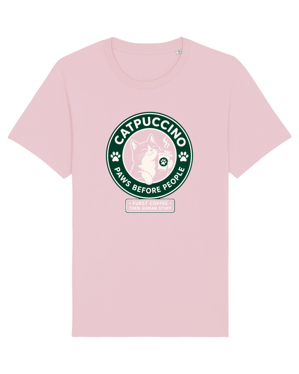 Tricou mânecă scurtă Unisex Rocker Cotton Pink