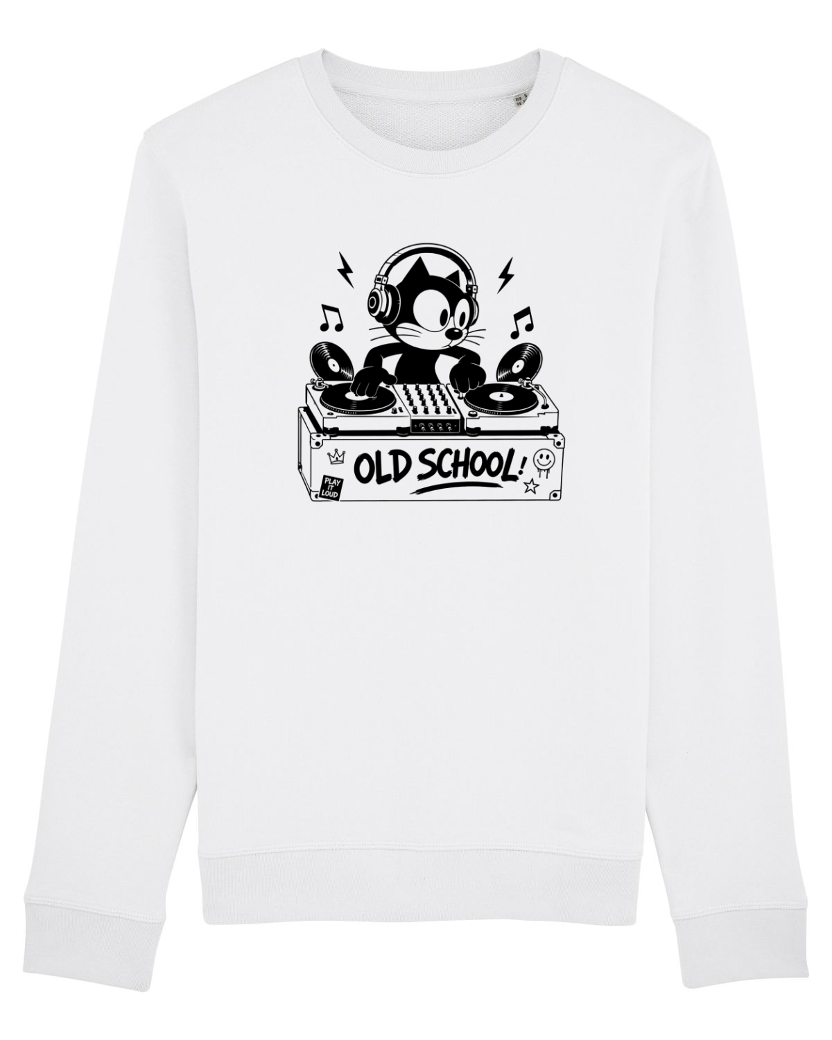 Bluză mânecă lungă Unisex Rise White