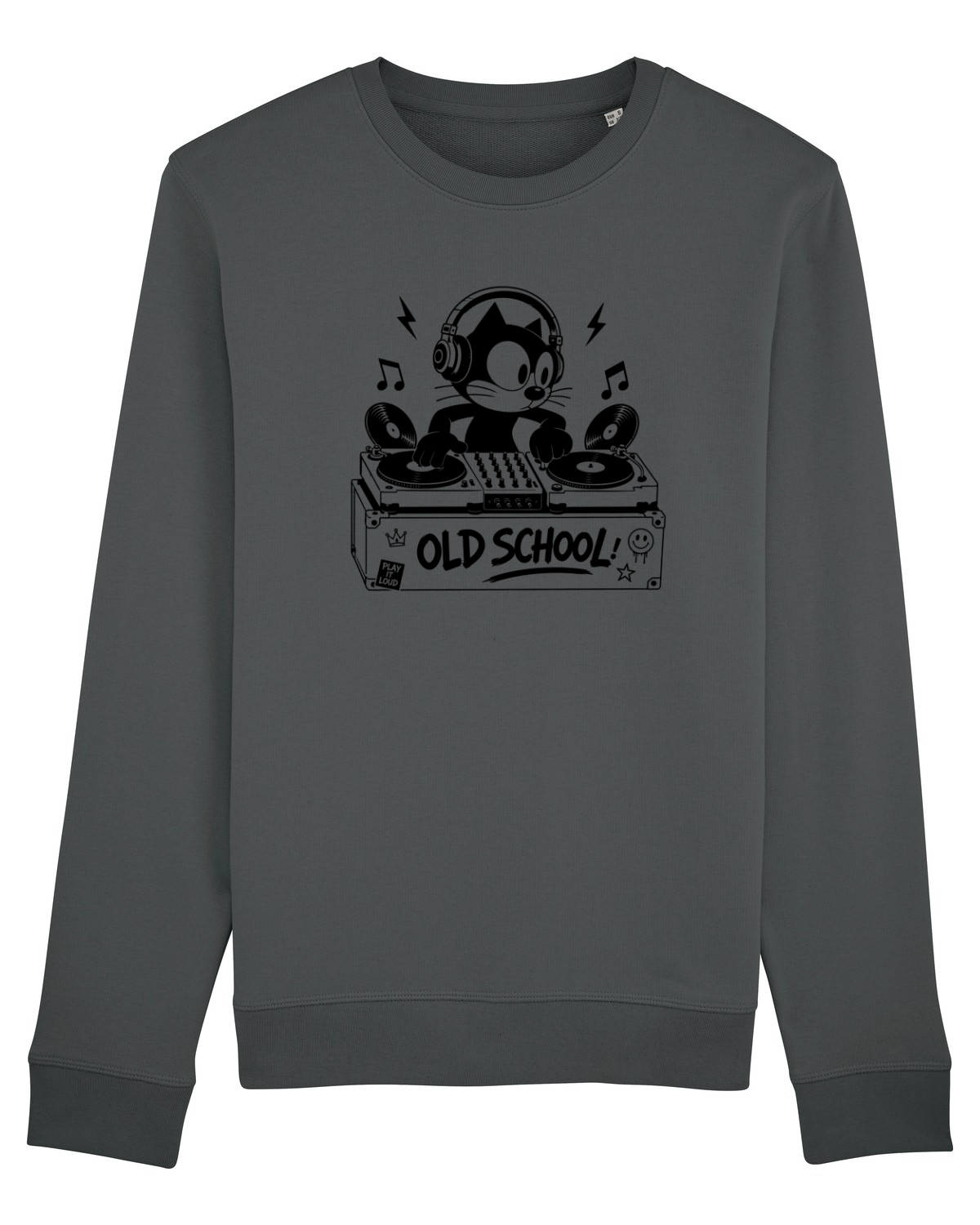 Bluză mânecă lungă Unisex Rise Anthracite