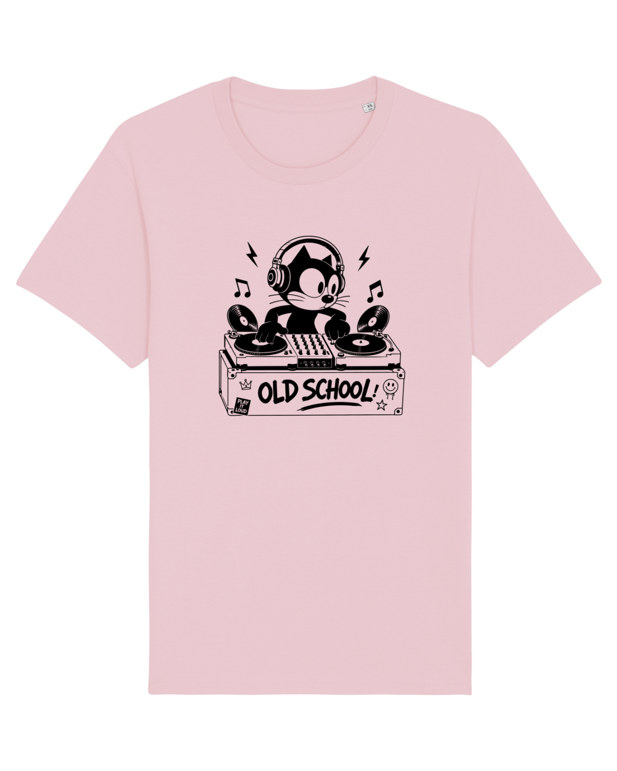 Tricou mânecă scurtă Unisex Rocker Cotton Pink