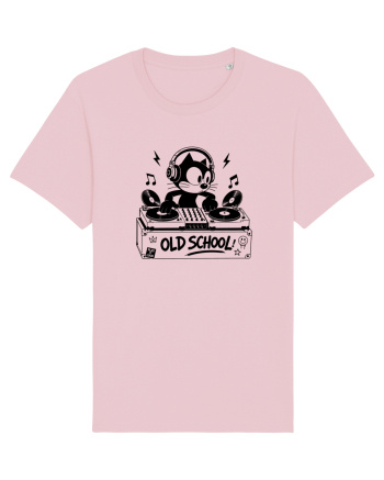 Old School Cat DJ – Play It Loud Cotton Pink