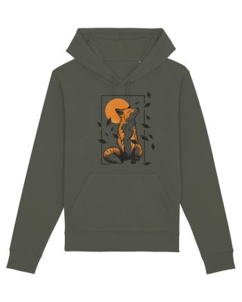 Fox in the Falling Leaves Khaki