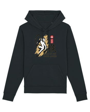 Year of the Monkey Chinese Zodiac Earth Monkey Lunar New Black