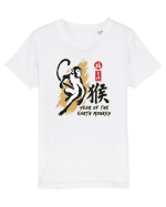 Year of the Monkey Chinese Zodiac Earth Monkey Lunar New Tricou mânecă scurtă  Copii Mini Creator