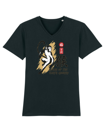 Year of the Monkey Chinese Zodiac Earth Monkey Lunar New Black