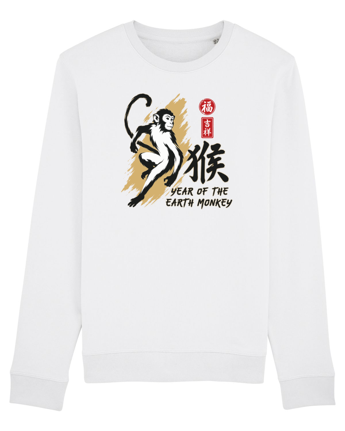 Bluză mânecă lungă Unisex Rise White