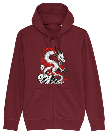 Dragon Chinese Zodiac Dragon Lunar New Year Traditional Burgundy
