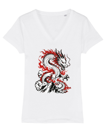 Dragon Chinese Zodiac Dragon Lunar New Year Traditional White