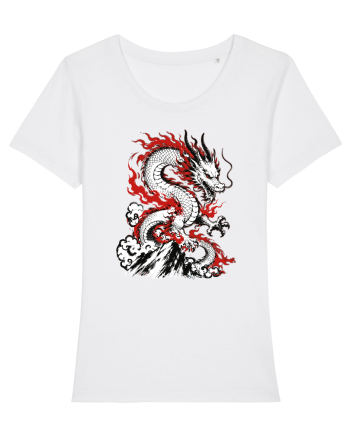 Dragon Chinese Zodiac Dragon Lunar New Year Traditional White