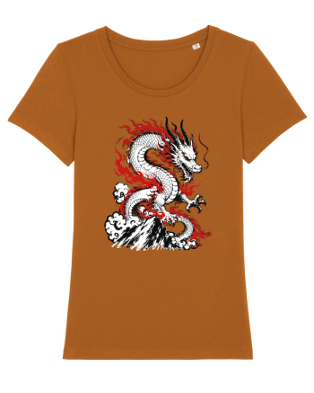 Dragon Chinese Zodiac Dragon Lunar New Year Traditional Roasted Orange