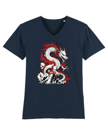 Dragon Chinese Zodiac Dragon Lunar New Year Traditional French Navy