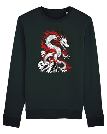 Dragon Chinese Zodiac Dragon Lunar New Year Traditional Black