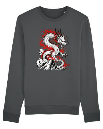 Dragon Chinese Zodiac Dragon Lunar New Year Traditional Anthracite