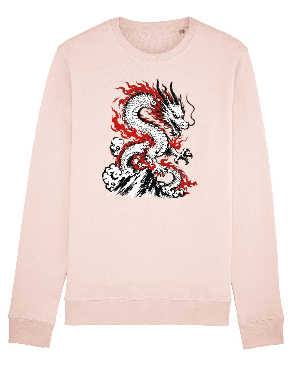 Bluză mânecă lungă Unisex Rise Candy Pink