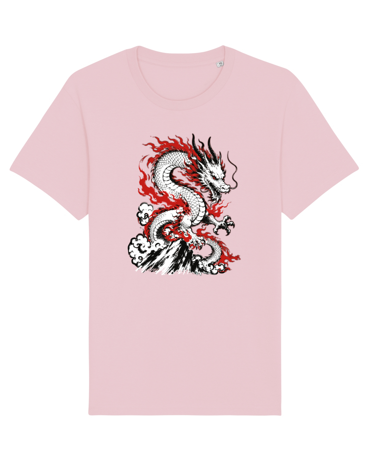 Tricou mânecă scurtă Unisex Rocker Cotton Pink