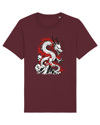 Dragon Chinese Zodiac Dragon Lunar New Year Traditional Burgundy