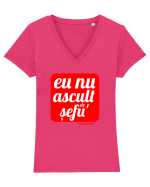 Nu Sefu Tricou mânecă scurtă guler V Damă Evoker