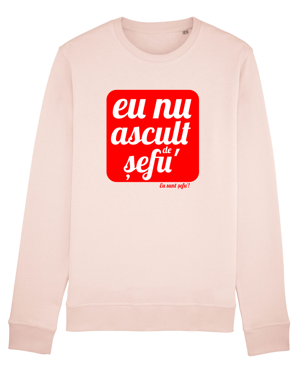 Bluză mânecă lungă Unisex Rise Candy Pink