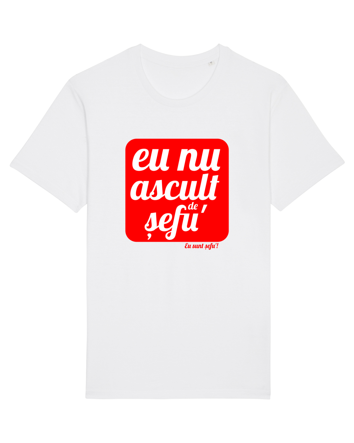 Tricou mânecă scurtă Unisex Rocker White